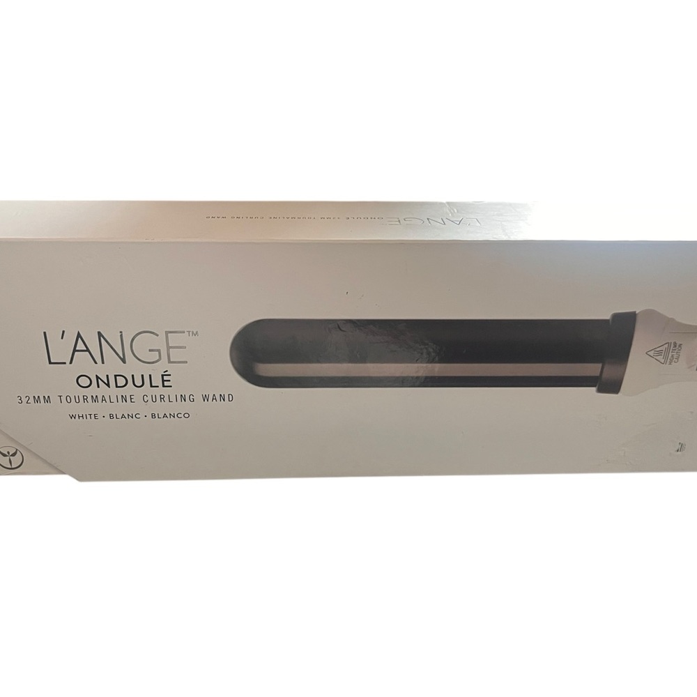 Lange Ondulé 32mm Tourmaline Curling Wand - White
